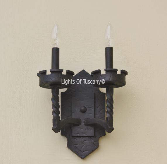 Gothic Wall Light, Iron Gothic Wall Sconce, Castle Wall Light, Castle Wall Sconce, Movie Set Lighting, Medieval Style Lighting, Iron Wall Light, Castle Torch Lighting, Iron Candle Light, Castle candle light, Enchanted Iron wall light, Rustic iron wall lig