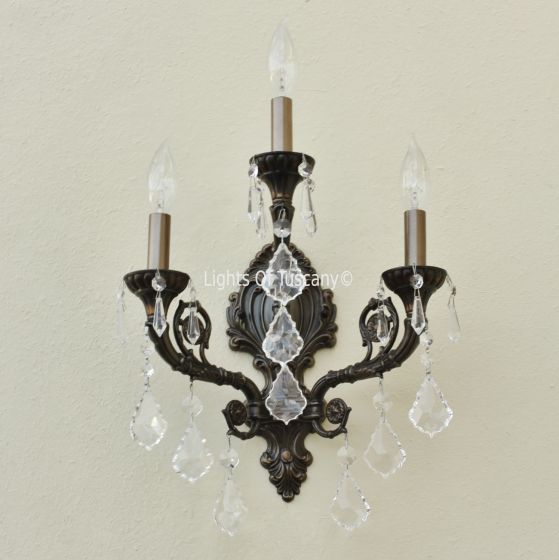 Cast Brass- Candelabra Wall Sconce