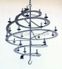 Wrought Iron Chandelier, Spiral Chandelier, Large Spiral Chandelier, Entryway Chandelier, Contemporary Chandelier, Modern Chandelier, LED Chandelier, Candelabra Chandelier,  Commercial Grade Chandelier, Large Chandelier,