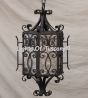 lantern-Mexican Hacienda-Hand-Forged Wrought Iron/ Spanish Revival lantern