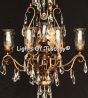 3103-7 Wrought Iron Italian Mediterranean Style Chandelier