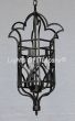 Transitional iron hanging entry light