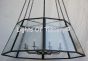 2605-8 Contemporary Wrought Iron Hanging Lantern Light