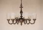 4251-6ALB Antique Brass European Style Chandelier