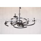 1036-8 Contemporary Wrought Iron Chandelier