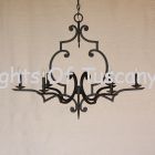 Transitional Wrought Iron Chandelier Lighting