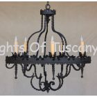 1155-5 - Spanish Revival Chandelier 
