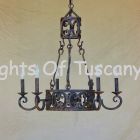 Tuscan style chandelier