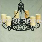 Tuscan Chandelier -hanging-Hand-Forged Wrought Iron