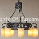 Tuscan, French, Italian Chandelier