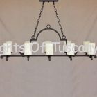 Country Italian-Tuscan Chandelier-Hand Forged-Wrought Iron