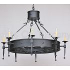 1935-8 Tuscan Style Chandelier