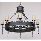 1936-8 Tuscan Style Chandelier
