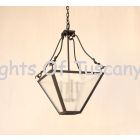 2002-4 Mediterranean Contemporary Rustic Wrought Iron Indoor Hanging Pendant Light