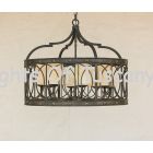 Contemporary/transitional Iron Chandelier