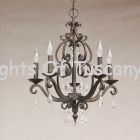 3530-5  Spanish Style Mini Chandelier with Crystals