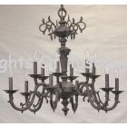 Cast Brass Spanish  Chandelier