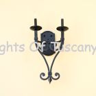 Spanish Double Light Wall Scone, Spanish Wall Sconce,Mediterranean Wall Sconce, Double Wall Light, Sconce,Candelabra,Tuscan Wall Sonce,Modern Wall Light,Vanity LIght,Wrought Iron Wall Light,Modern Spanish Lighting,Bedroom Wall Sconce,Plug in Wall Light,LE
