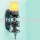 5145-1 Spanish Revival/Gothic Iron Wall Sconce