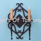 5185-2/ Spanish Revival wall sconce 