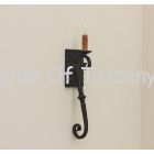 Rustic Spanish/Mediterranean Style Wrought Iron Wall Sconce