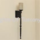5213-1 Spanish Wrought Iron Torch Light