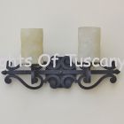5511-2 Wrought Iron Tuscan Style Bath Light
