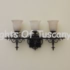 5581-3 Spanish Wrought Iron Vanity Bathroom Lights