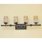 5591-4 Tuscan Style Wrought Iron Bathroom Vanity Light