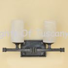 5593-2 Contemporary/Transitional Wrought Iron Double Vanity Light