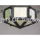 6615-3 Flush Mount Spanish Style Outdoor Light