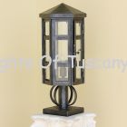6985-1 Spanish-Contemporary Style Outdoor Post Light/ lantern