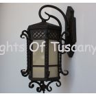  Spanish Santa Barbara Style wrought Iron outdoor exterior light-lantern