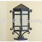 Large Spanish style column post light