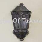 7045-2 Spanish/Mexican style wrought iron outdoor pocket lantern/lamp