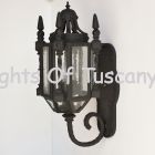 Gothic style Wrought Iron Wall lantern.