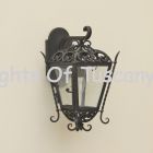 7131-1 Spanish Revival / Mediterranean Style Wrought Iron Outdoor Wall Light