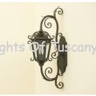 Mediterranean Wrought Iron Outdoor Wall Light