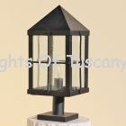 7414-1 Spanish-Contemporary Style Outdoor Post Light