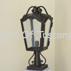 Spanish Modern column post lanter light