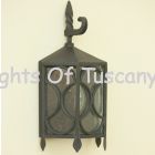 Contemporary Wrought Iron Wall Lantern 7466-1