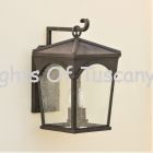 Contemporary Wrought Iron Outdoor Wall Light