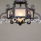 Spanish Style Semi Flush Lighting Fixture