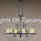 Tuscan chandelier