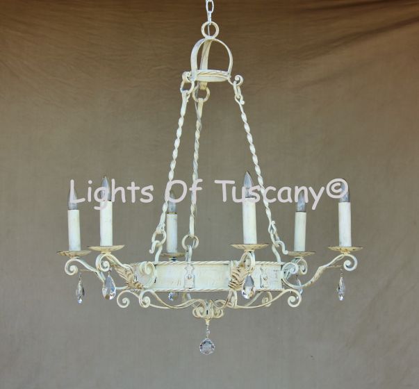 Tuscan Chandelier-Hand Forged-Wrought Iron