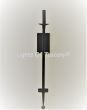 5019-1 Contemporary Wrought Iron Wall Torch