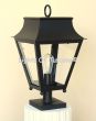 7494-1P Meditteranean Traditional Outdoor Iron Post Light