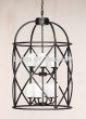 2352-6GL Wrought Iron Contemporary Hanging Lantern