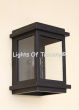 7871-1 Contemporary Outdoor Iron Wall Pocket Light