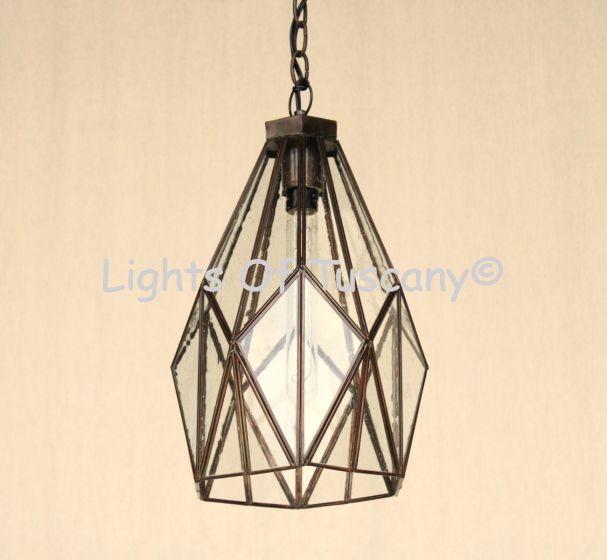 6350-1 Contemporary Metal Hanging Lantern